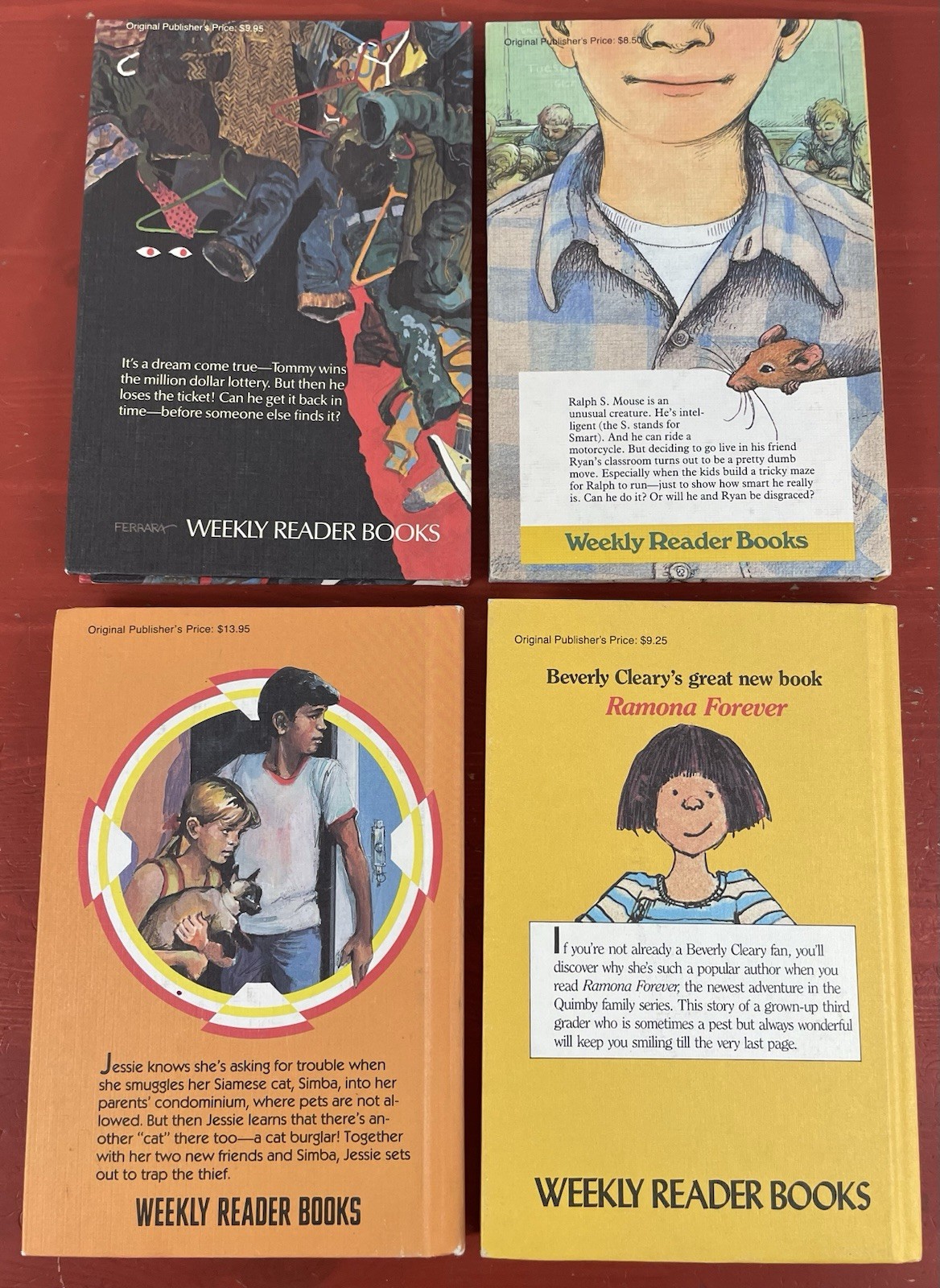 Lot of 11 VTG 1980s Weekly Reader Children’s Book Club Hardcover Books