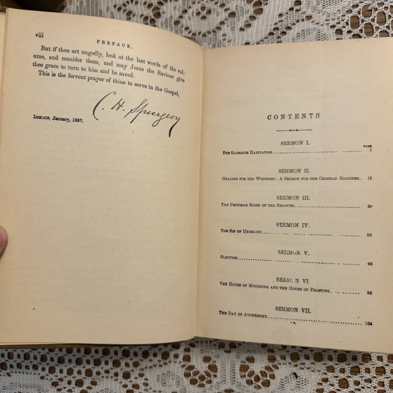 Charles H. Spurgeon’s Sermons Memorial Library Vol. 2-17 Funk & Wagnall 1892