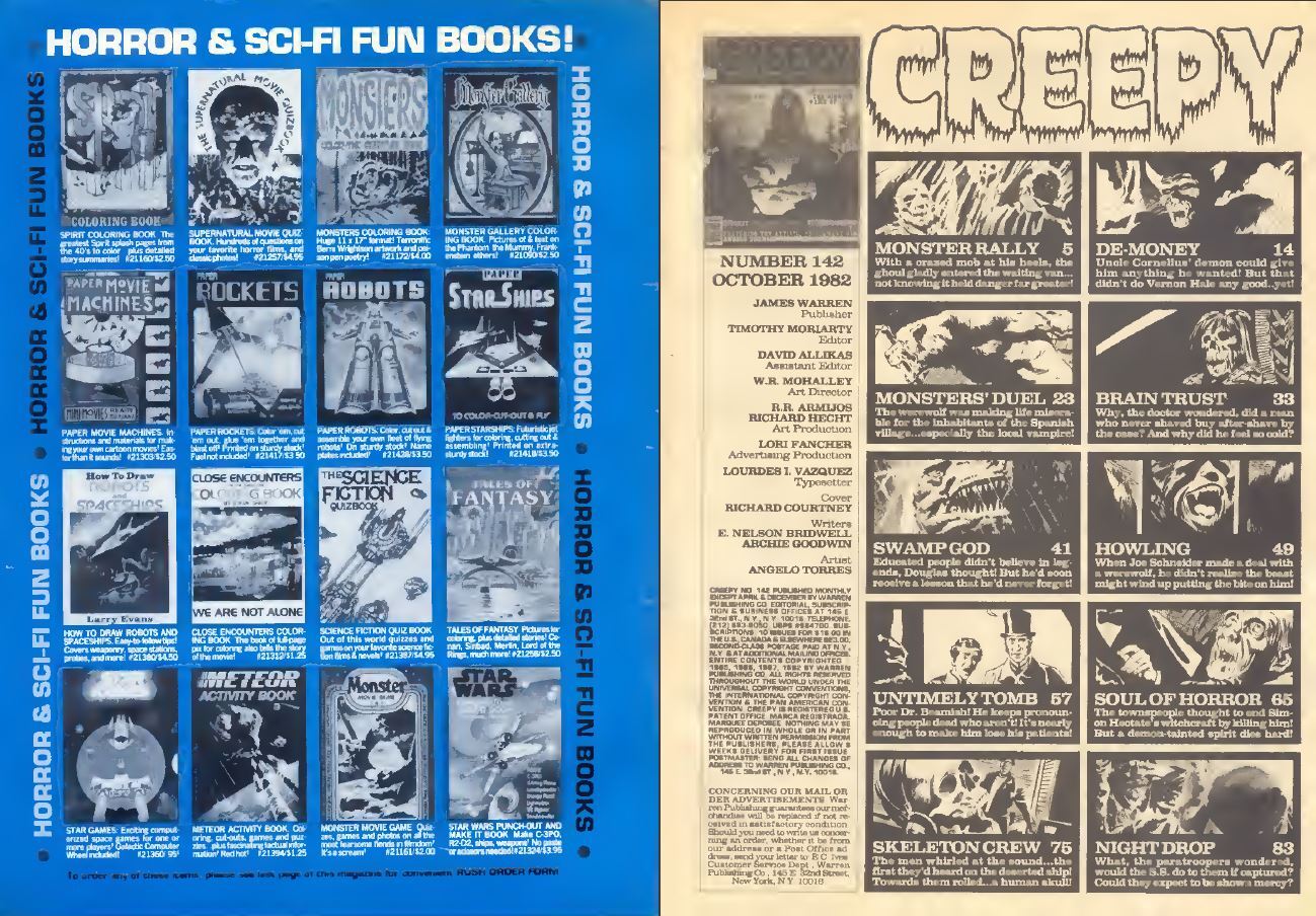 156 MAGAZINES – Creepy – Tales,Horror,Science Fiction,Illustrated Issues -CD/DVD