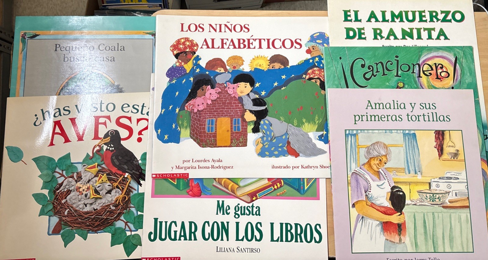 Lot of 7 SPANISH Large Oversize Easel Big Picture Books Teacher Story Time Lot#5