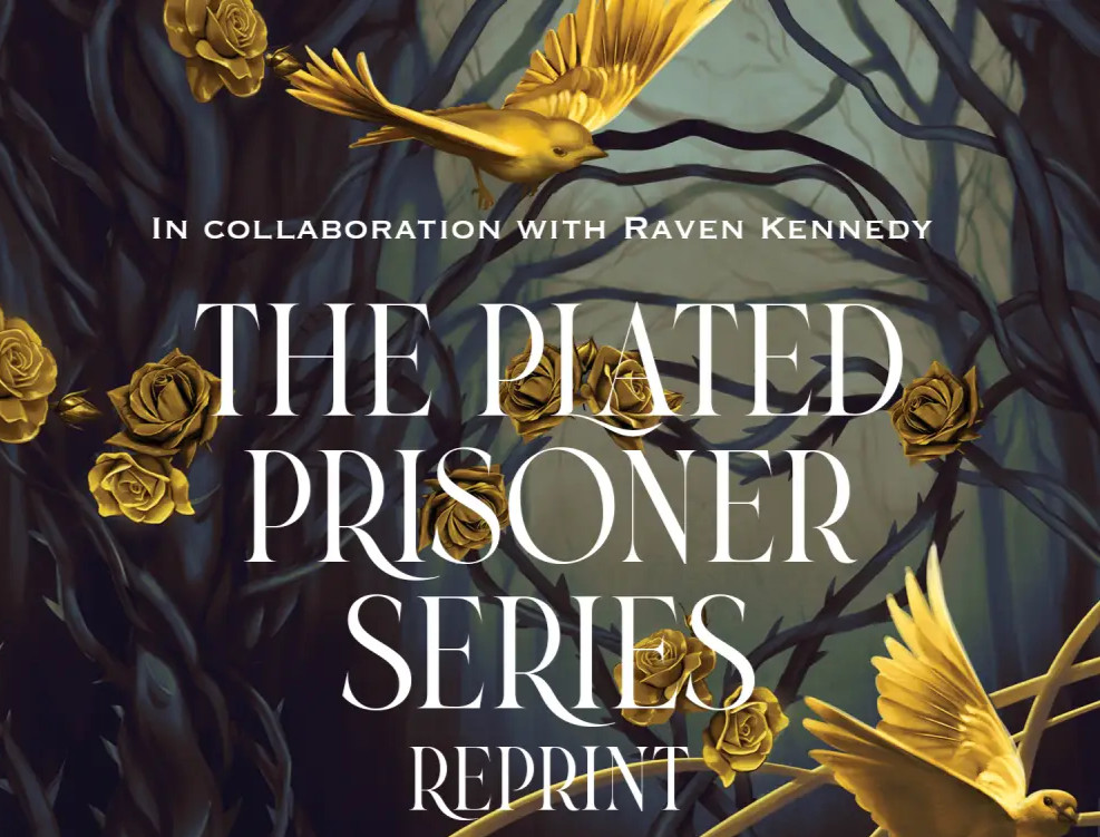 Goldfinch SIGNED Raven Kennedy The Plated Prisoner series Exclusive Luxe Edition