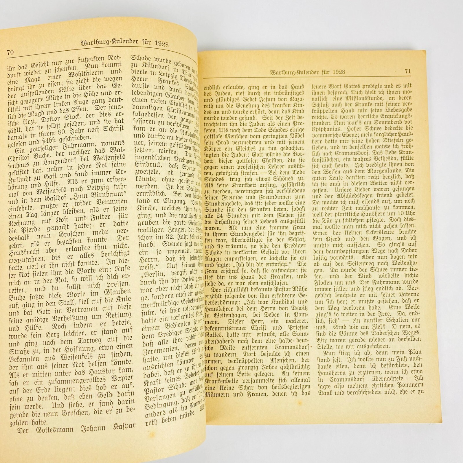 1928 Wartburg Kalender German Edition Book Seminar Dubuque Iowa Vintage