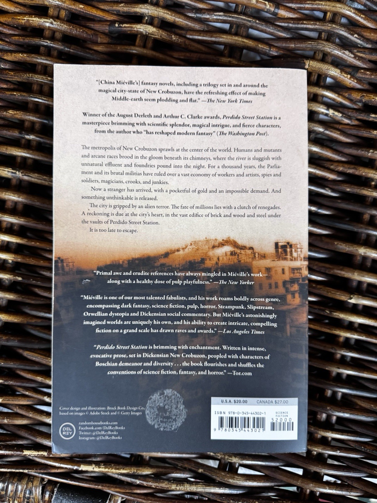 Perdido Street Station by China Miéville (2022 Del Rey edition)