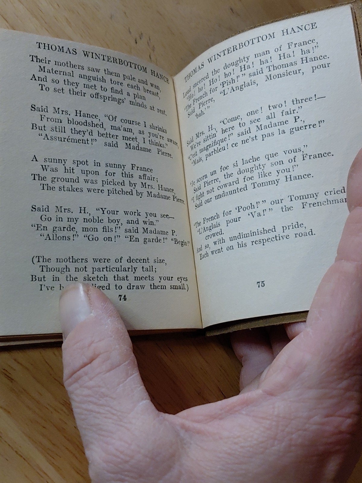 1921 Small Book Bab Ballads W.S. Gilbert Classic Literature NY Little Leather