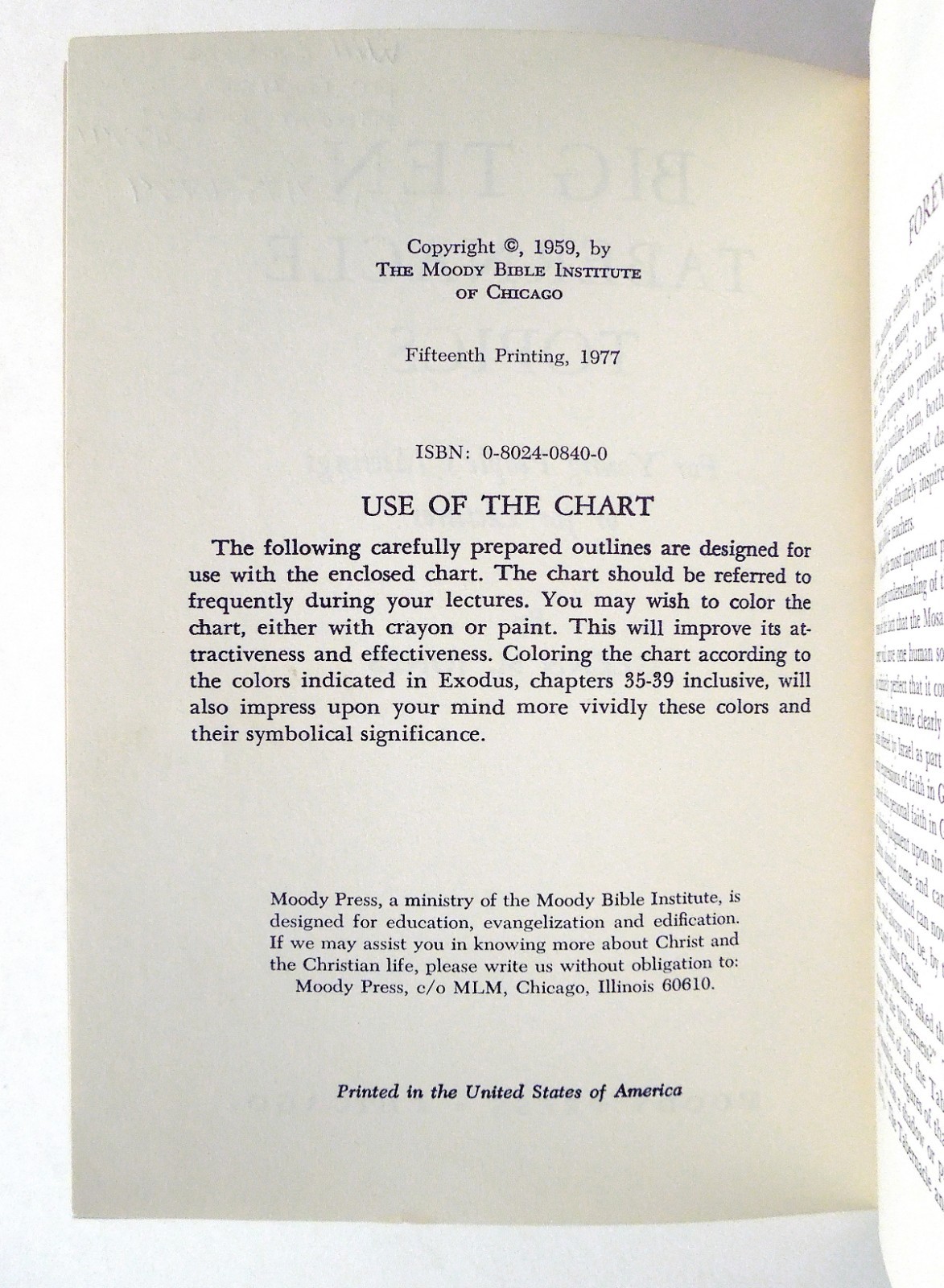 Big Ten Tabernacle Topics – Glenn M. Jones, 1977 sc, Moody Press
