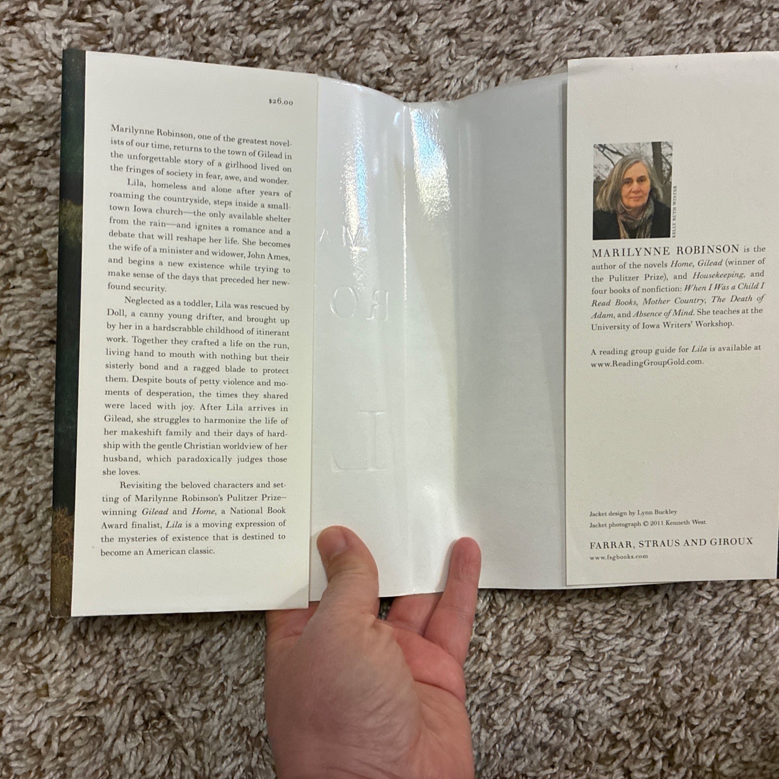 SIGNED Lila By Marilynne Robinson Farrar Straus Giroux First Edition 2014