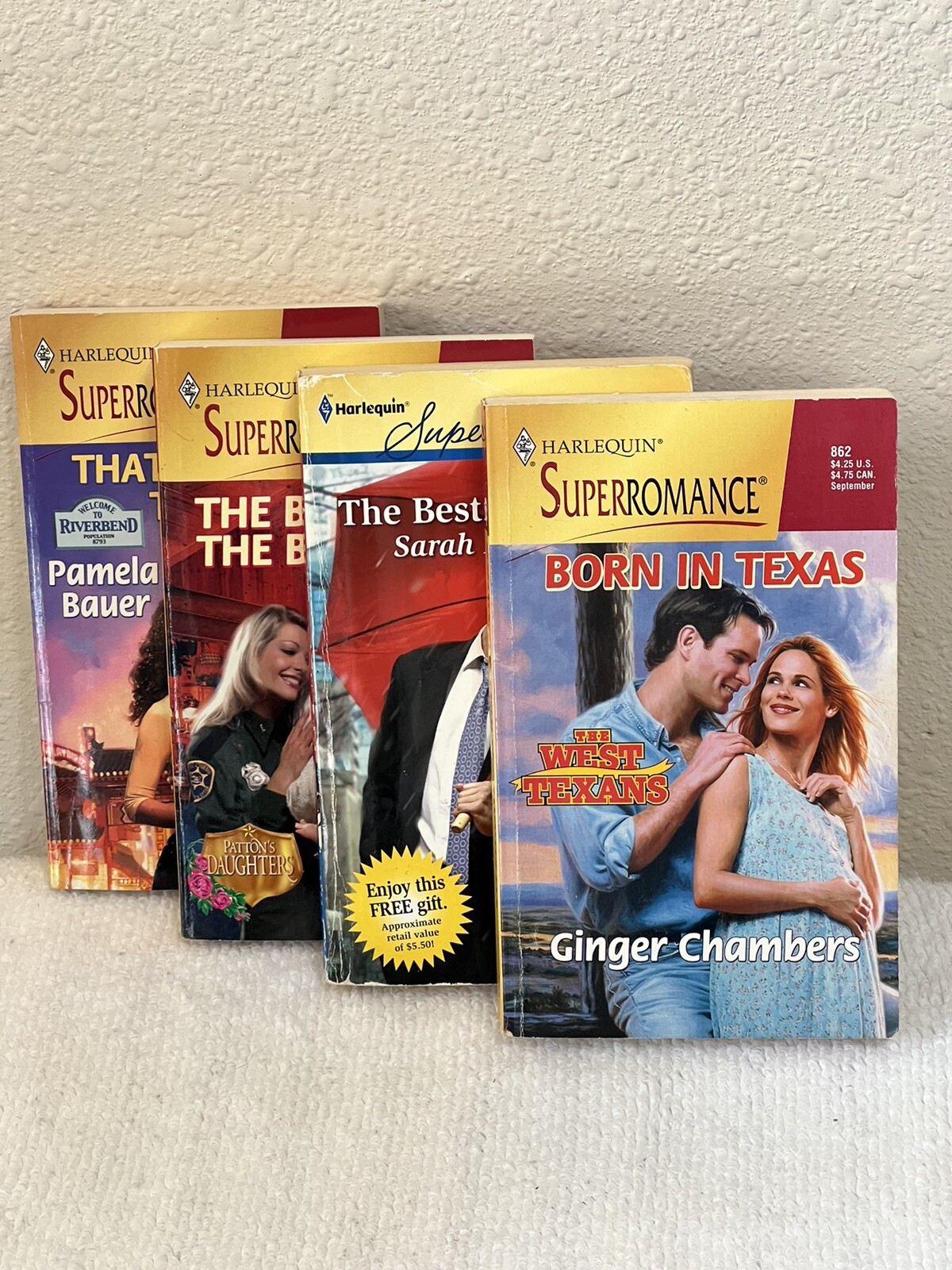 Harlequin Super Romance Lot 4 Paperback Books