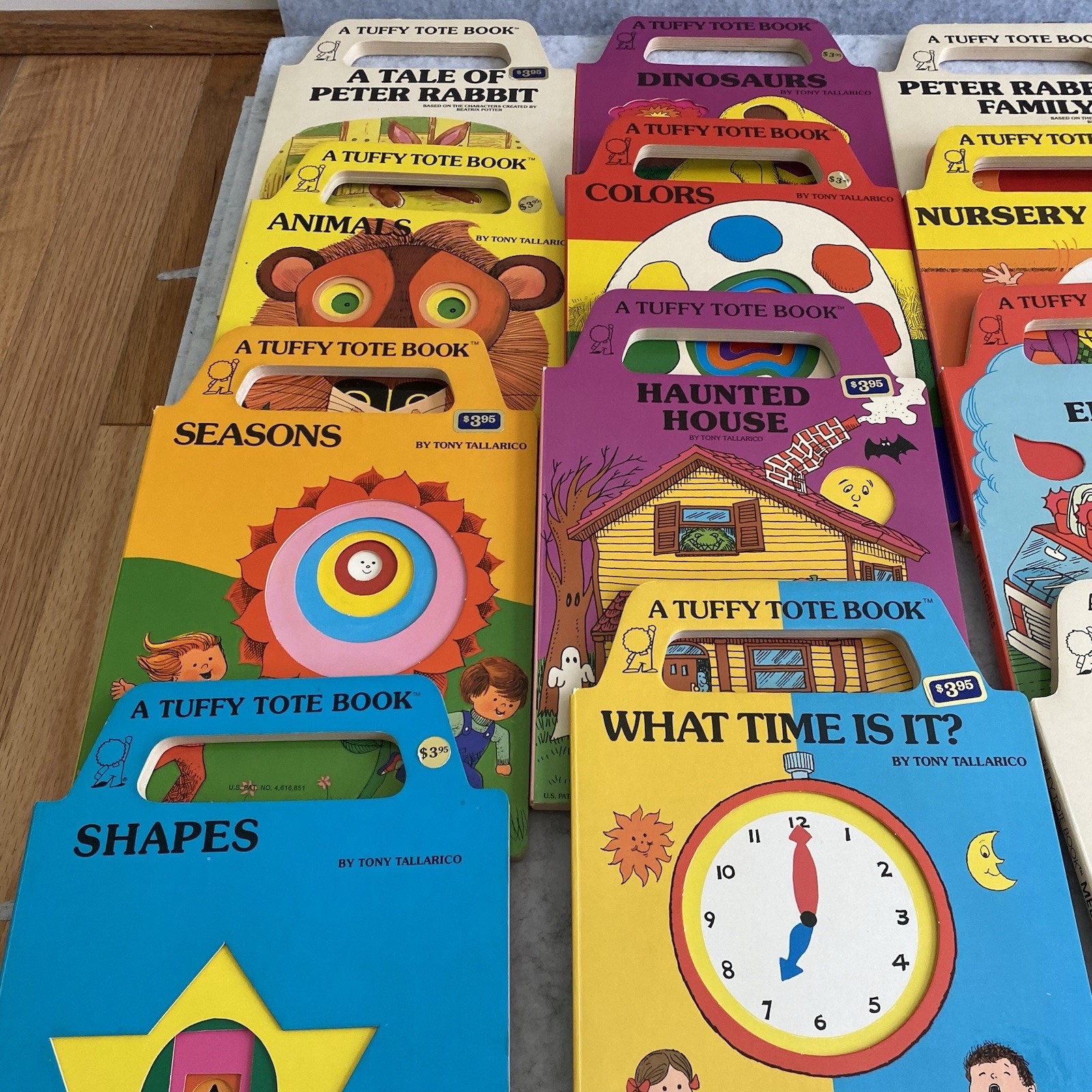 Tuffy Tote Book Lot 21 Tony Tallarico Board Peter Animals Time Trip Color Rhymes