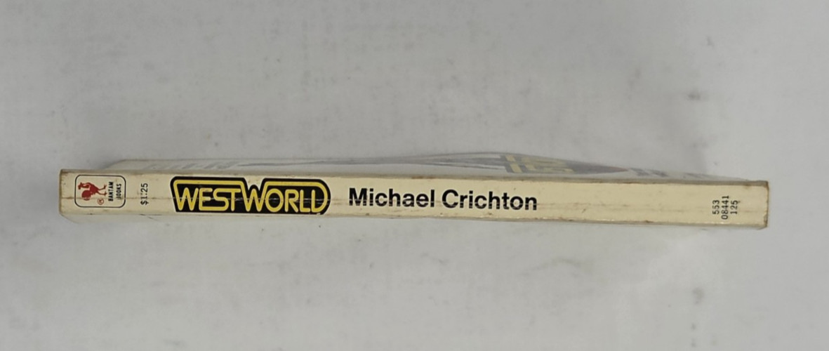 Westworld Michael Crichton 1974 Bantam First Edition Vintage Sci‑Fi MMPB