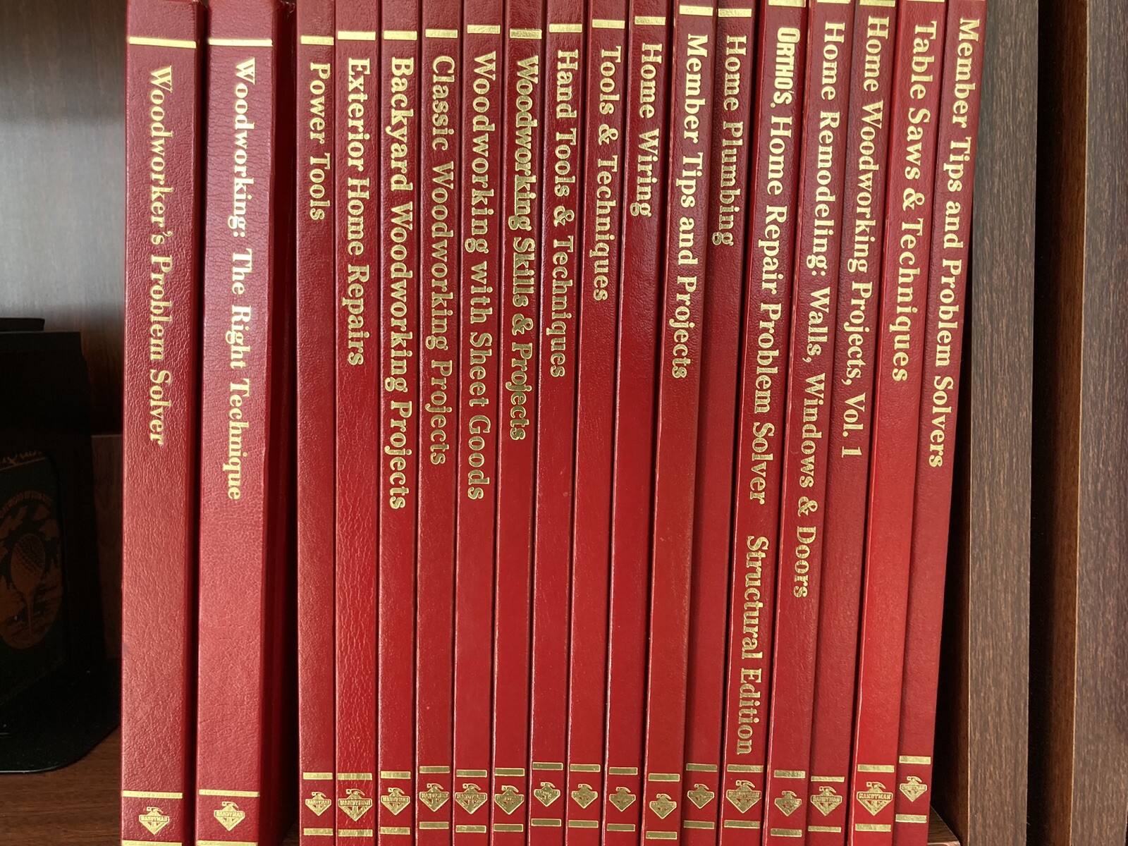 Lot Of 18Handyman Club of America Hardcover Books Wood Working Home Repair