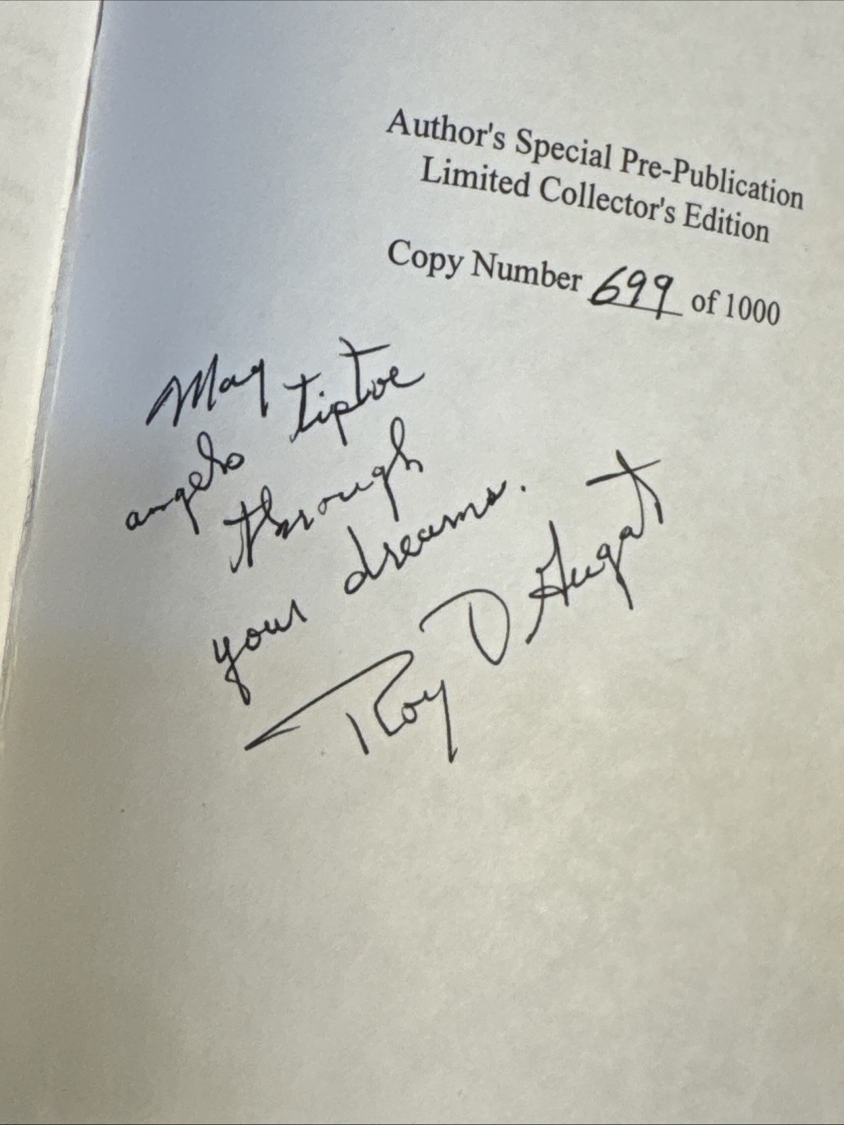 SIGNED Survival Roots of the Rose Roy Gugat Pre-Publication Limited Edition 699