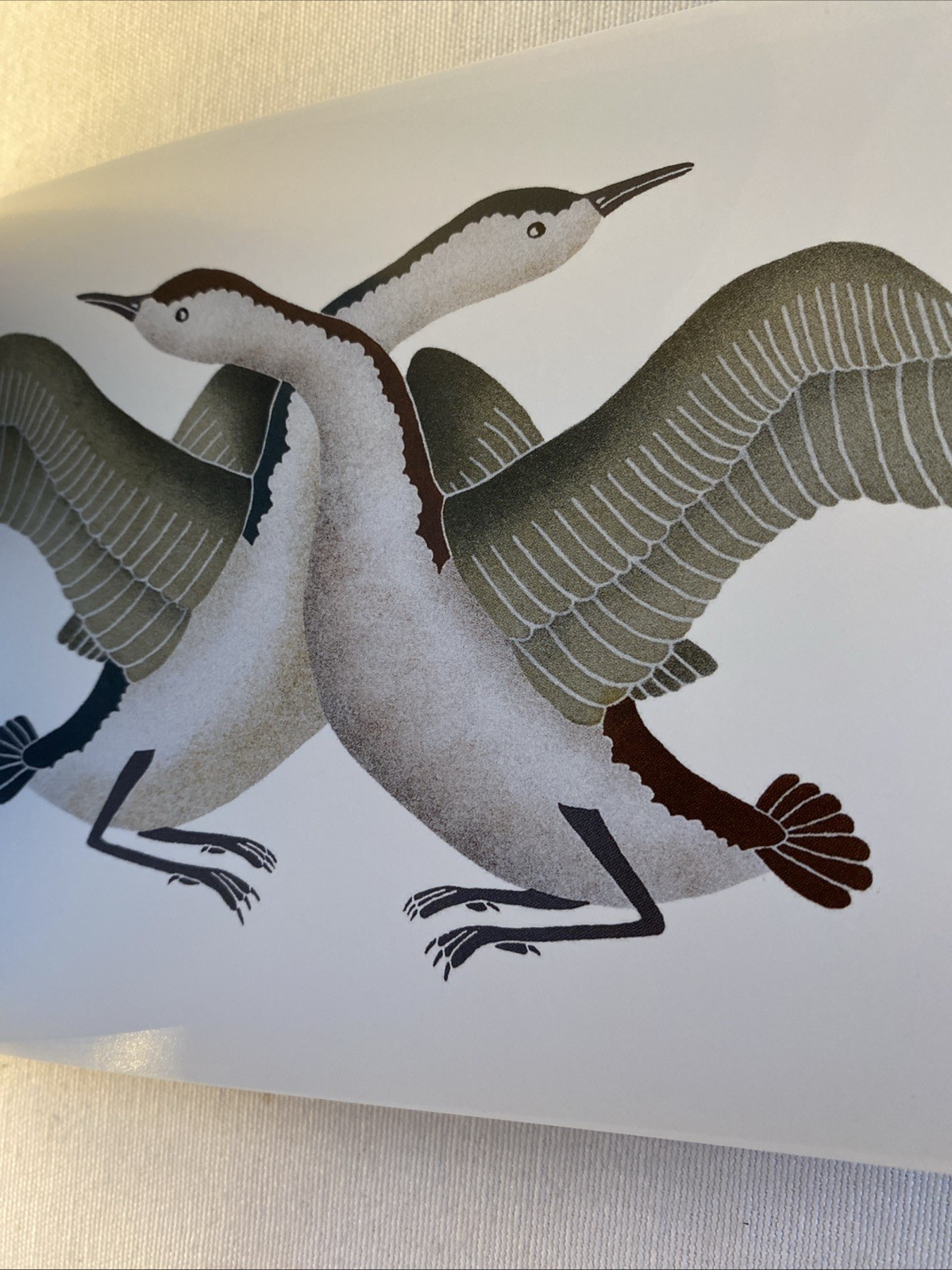 Inuit Art Birds 30 Postcards Reproduced Lithos MFA Suitable For Framing