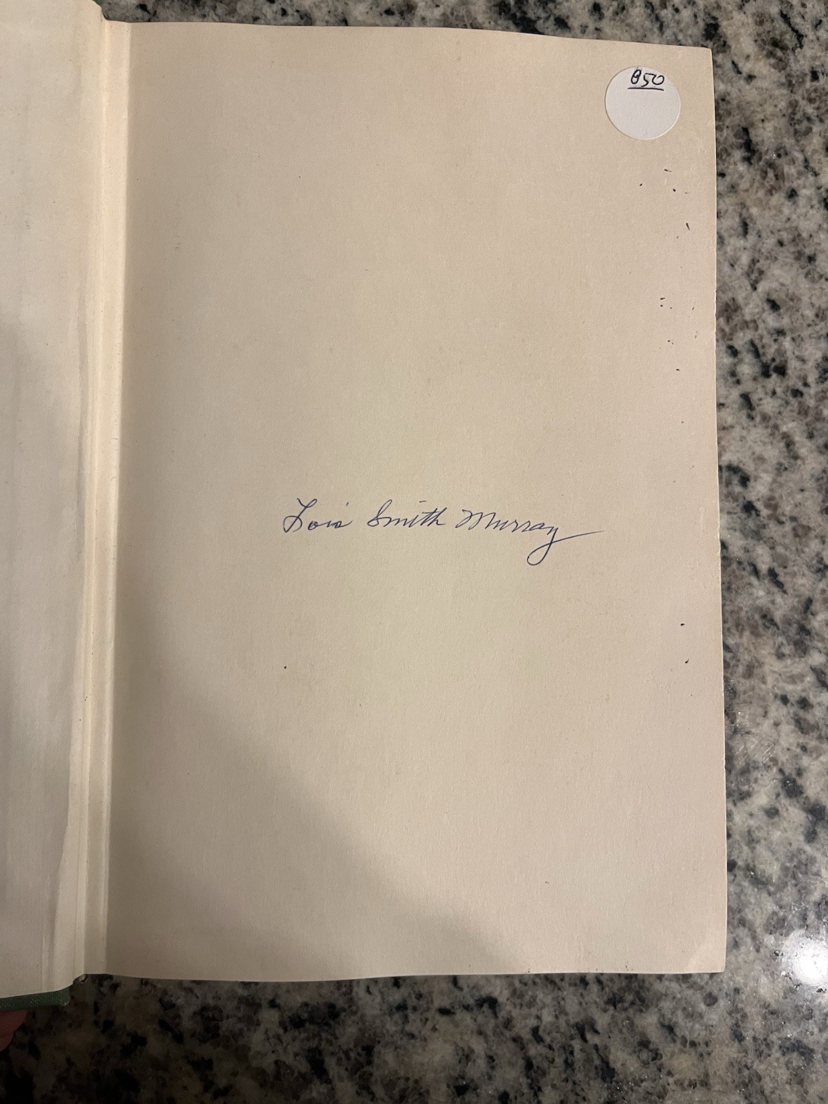 SIGNED Baylor At independence Hardback, Lois Smith Murray 1972