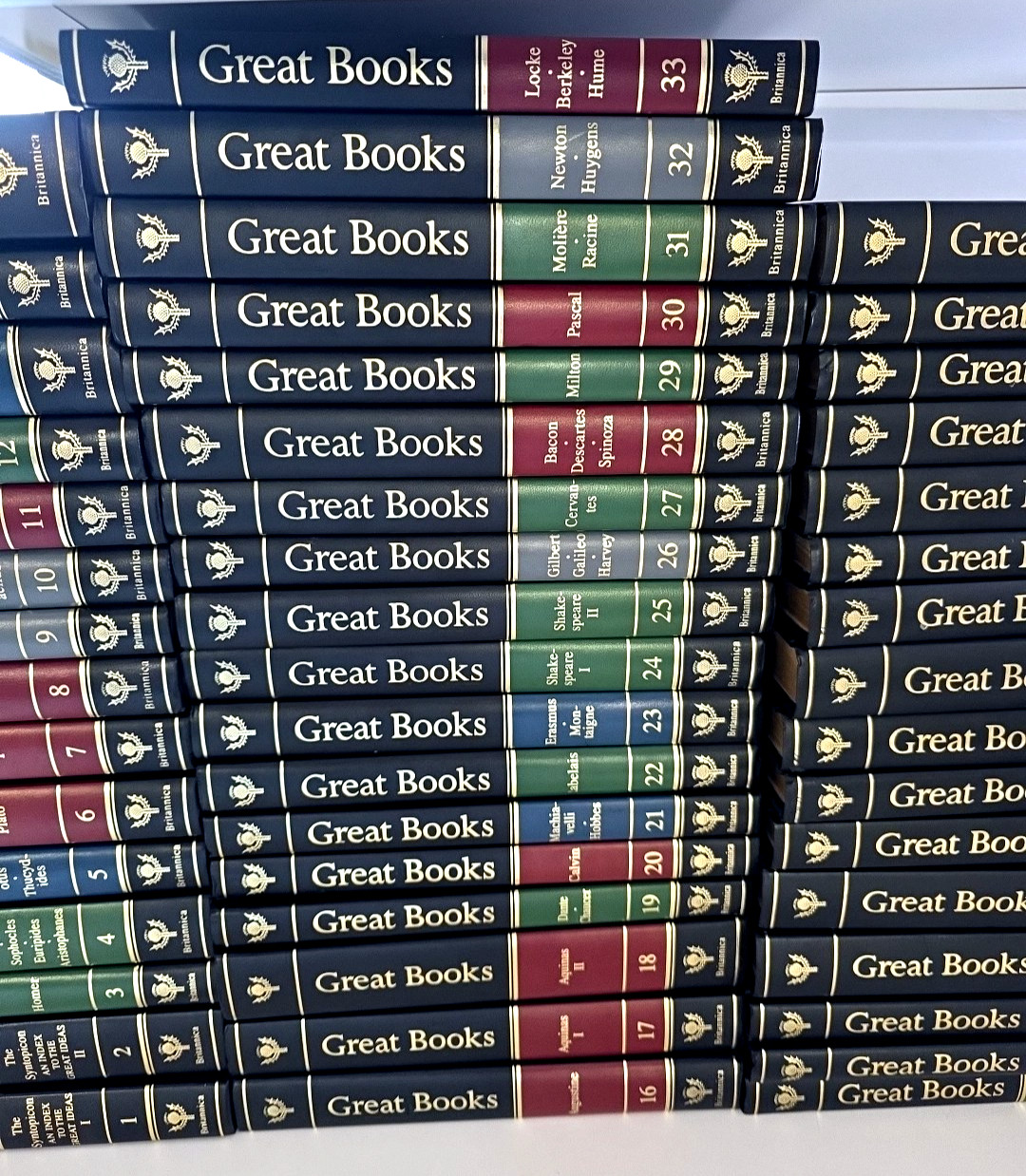 Britannica Great Books Of The Western World Complete Set Multicolor Black 1 – 60