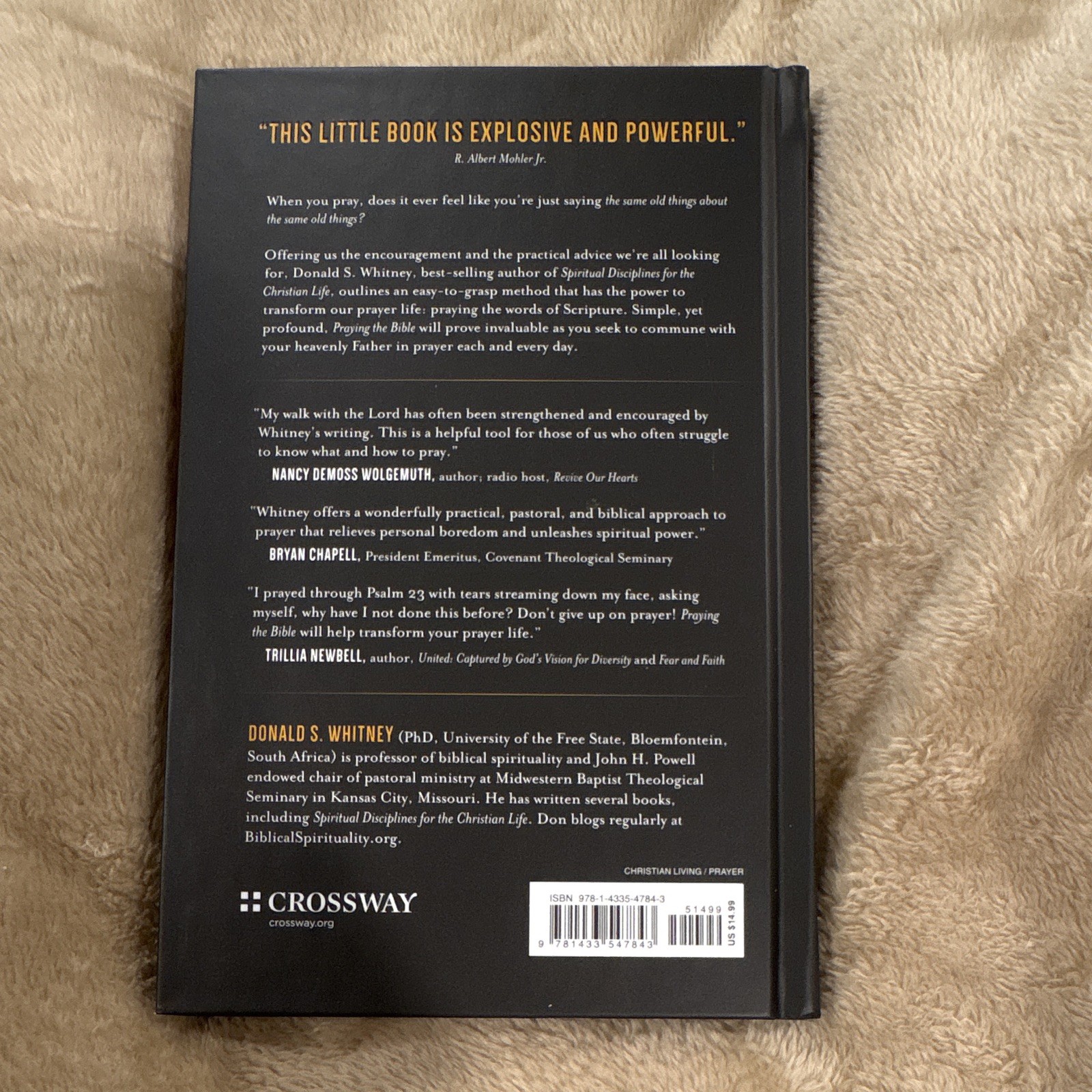 Donald S. Whitney Praying the Bible Crossway 2015 Hardcover English Prayer