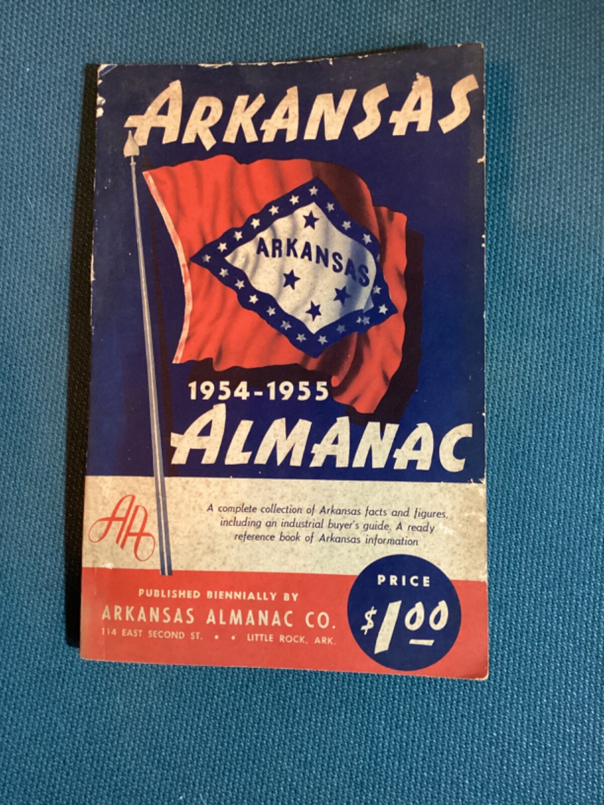 VTG Arkansas ALMANAC 1954 – 1955 $1.00 236 PAGES