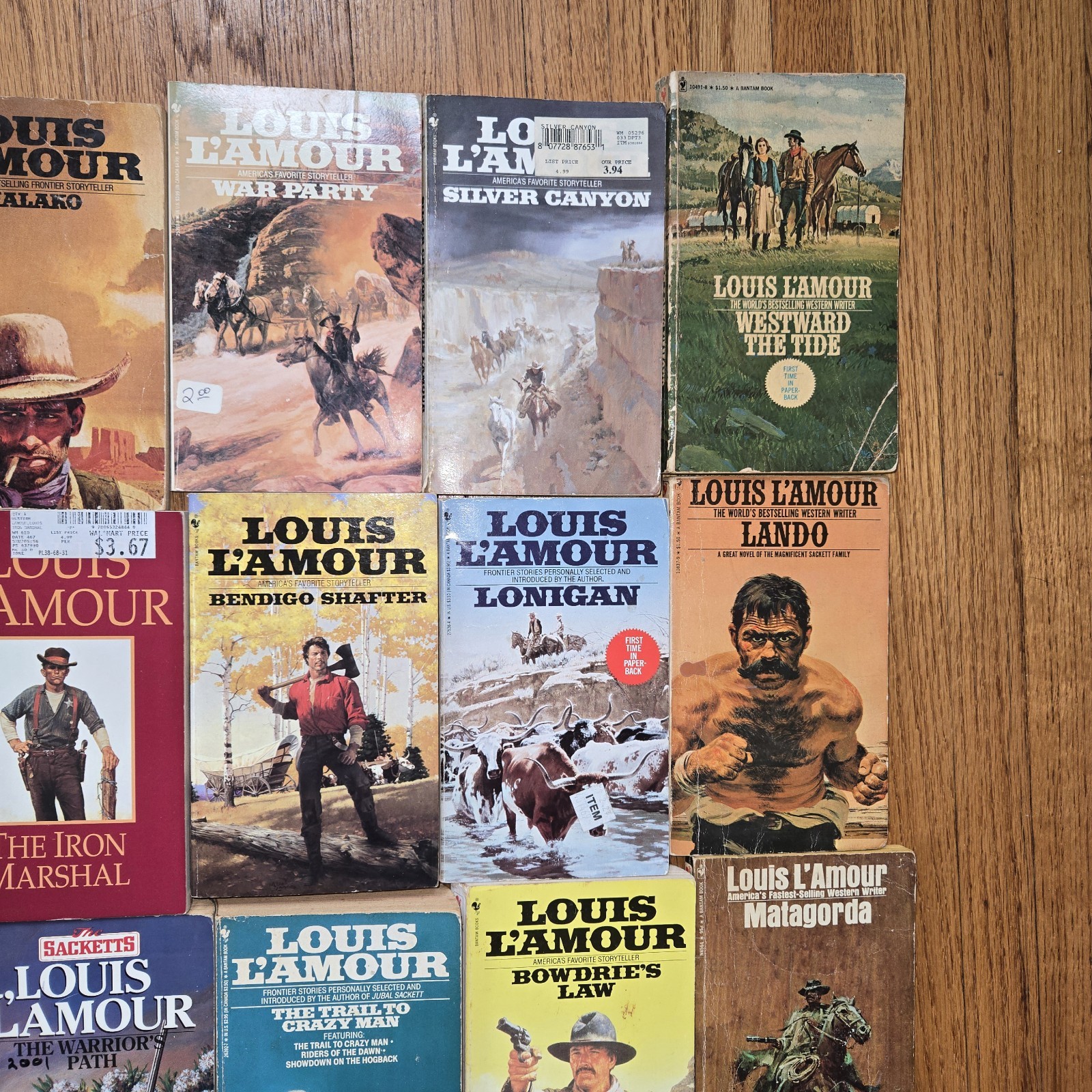 Lot Of 24 Louis L’Amour Western Paperbacks
