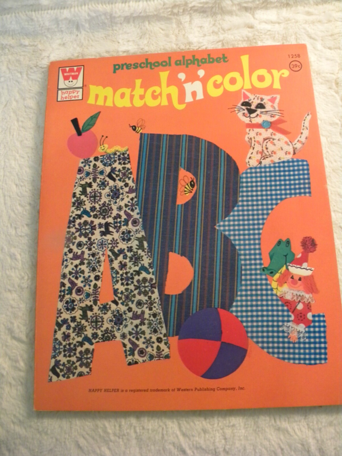 vintage lot 6 Reading Readiness workbooks/color books-5 new