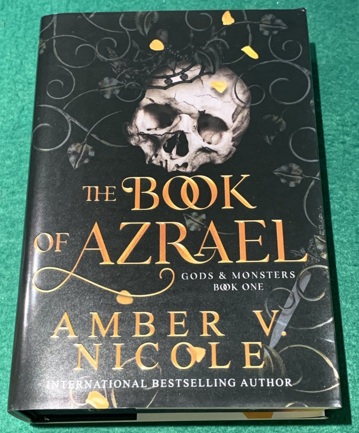 The Book of Azrael Gods & Monsters Book 1 Amber V. Nicole SIGNED DELUXE LTD ED