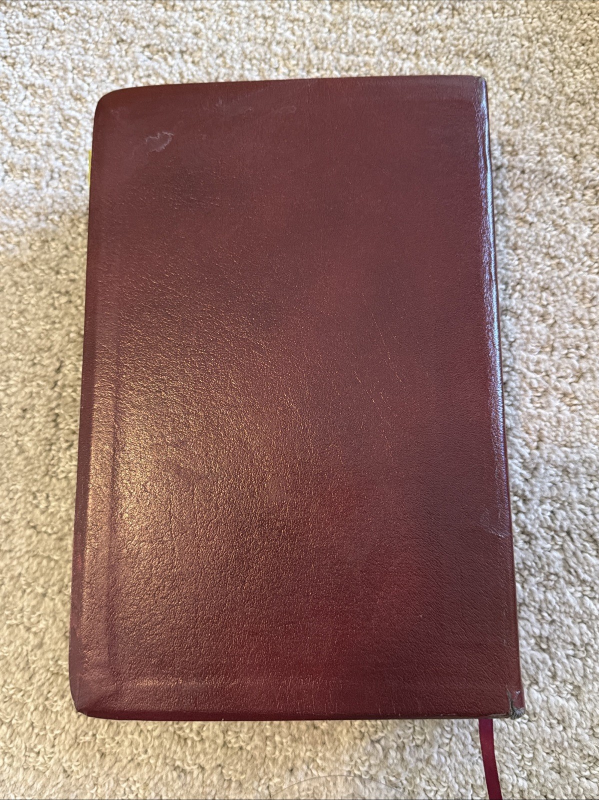 The New Jerusalem Bible Burgundy Hardcover 1985 Gold Thumb Indexed Tabbed