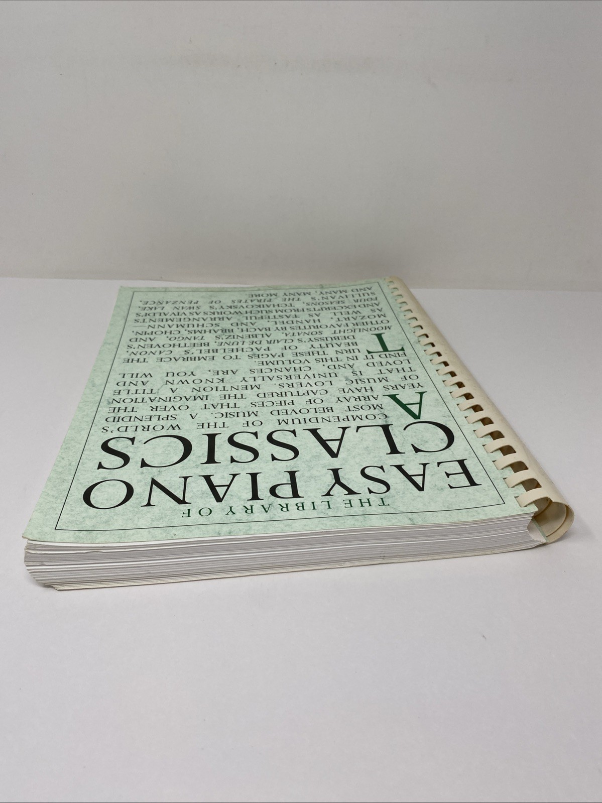 Library of Easy Piano Classics by Amsco – Plastic Comb Binding – Clean Pages