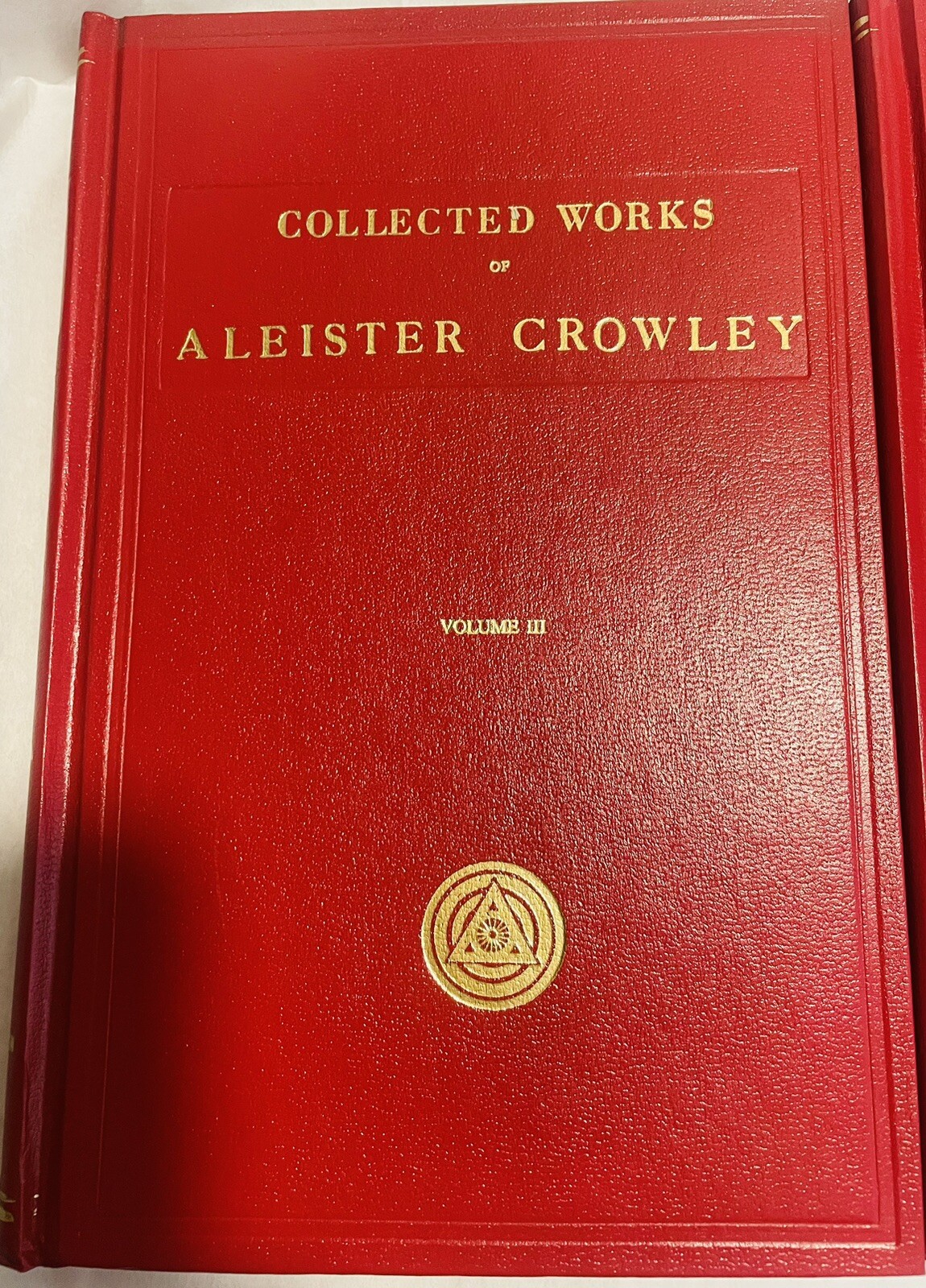 Collected Works of Aleister Crowley Hardcover, 3 Volume Set (with portraits)