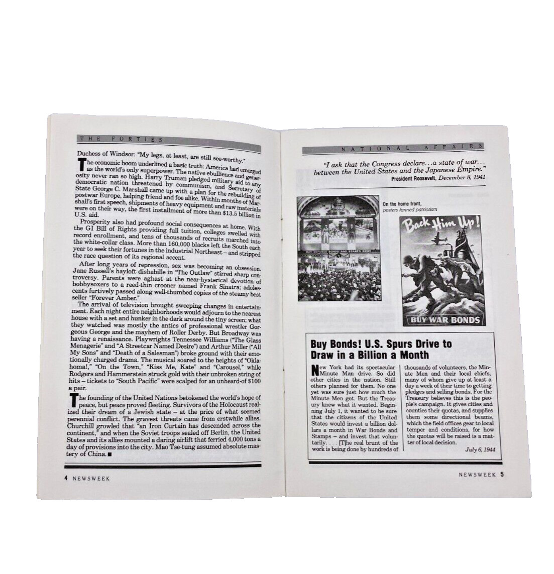 Newsweek Decade Booklets 1940’s 1950’s 1960’s 1970’s Paperback Vintage Books-A3
