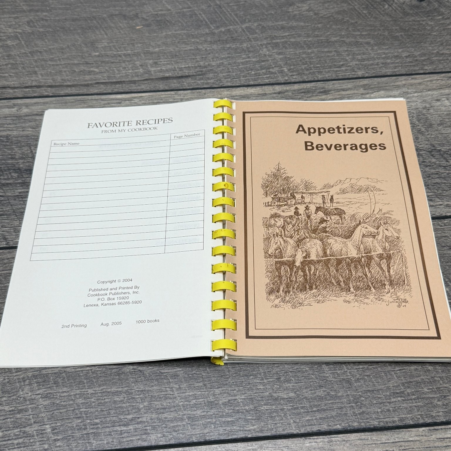 Chuckwagon Recipes & Others No. 3 Cunningham Cates 2004 Signed Cookbook Western