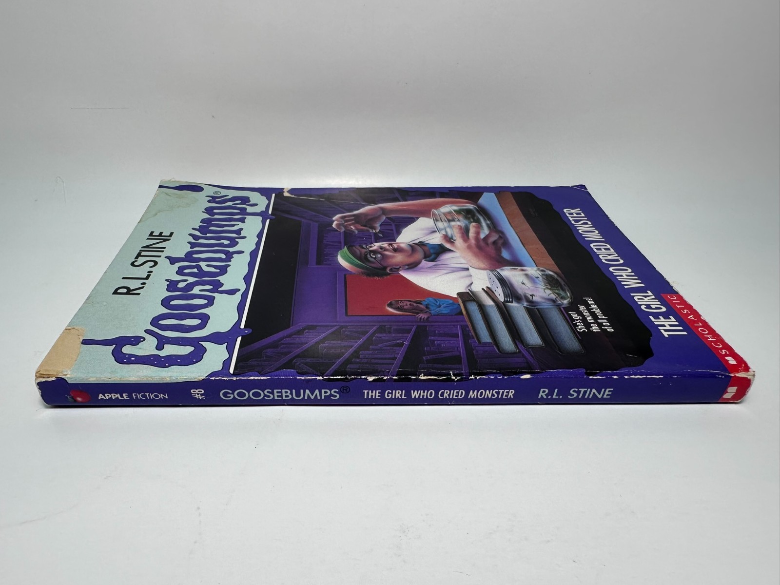 26th Print #8 The Girl Who Cried Monster Goosebumps Original Stine BARGAIN BIN