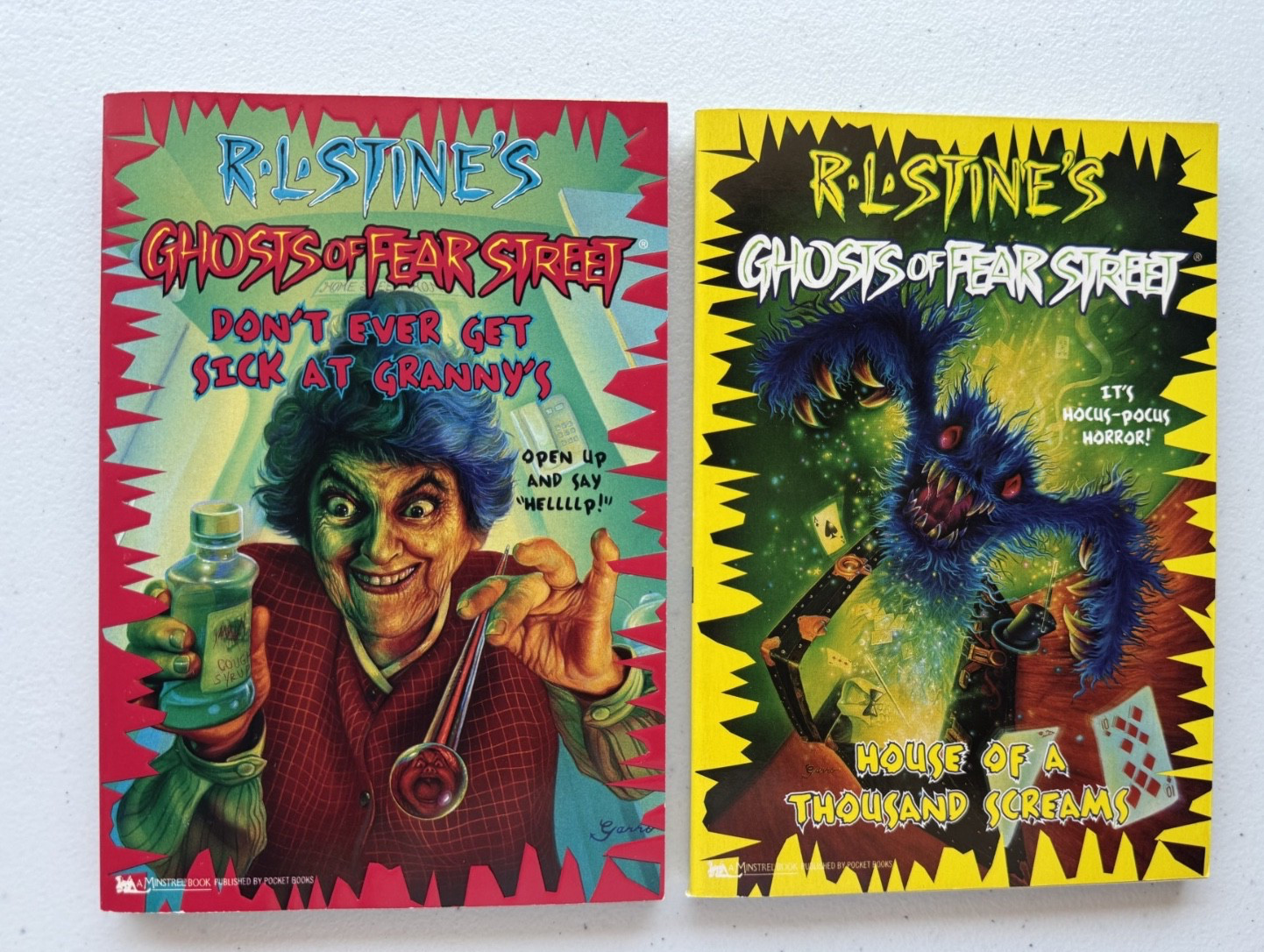 Lot of 14 Like New Vtg RL Stine Ghosts of Fear Street ppbs 13 are 1st print