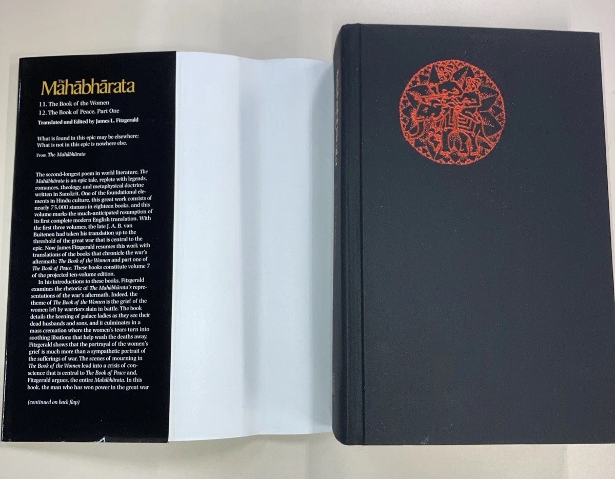 Mahabharata Volume 7 Book 11 The Book of Women Book 12 Book of Peace 2003 VG