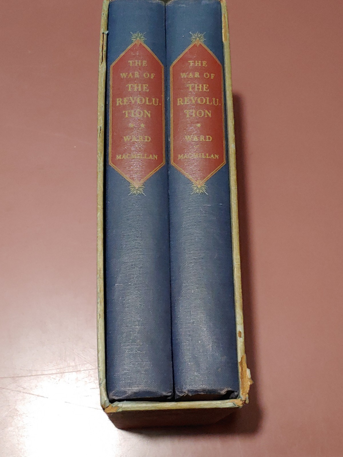 The War of the Revolution by C. Ward, 2 Volume Set, Box, The Macmillan Co., 1952