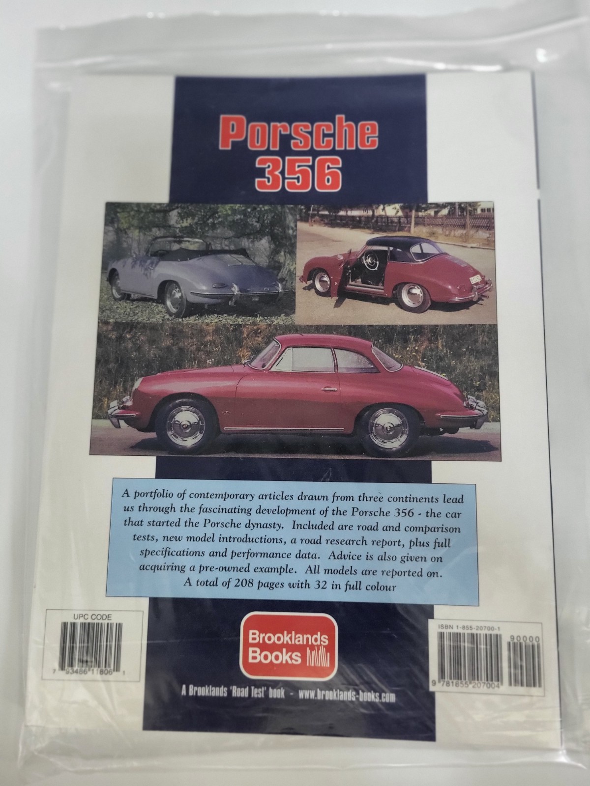 Porsche 356 A B C Sc Ss Gs Carrera Road Comparison Tests Book