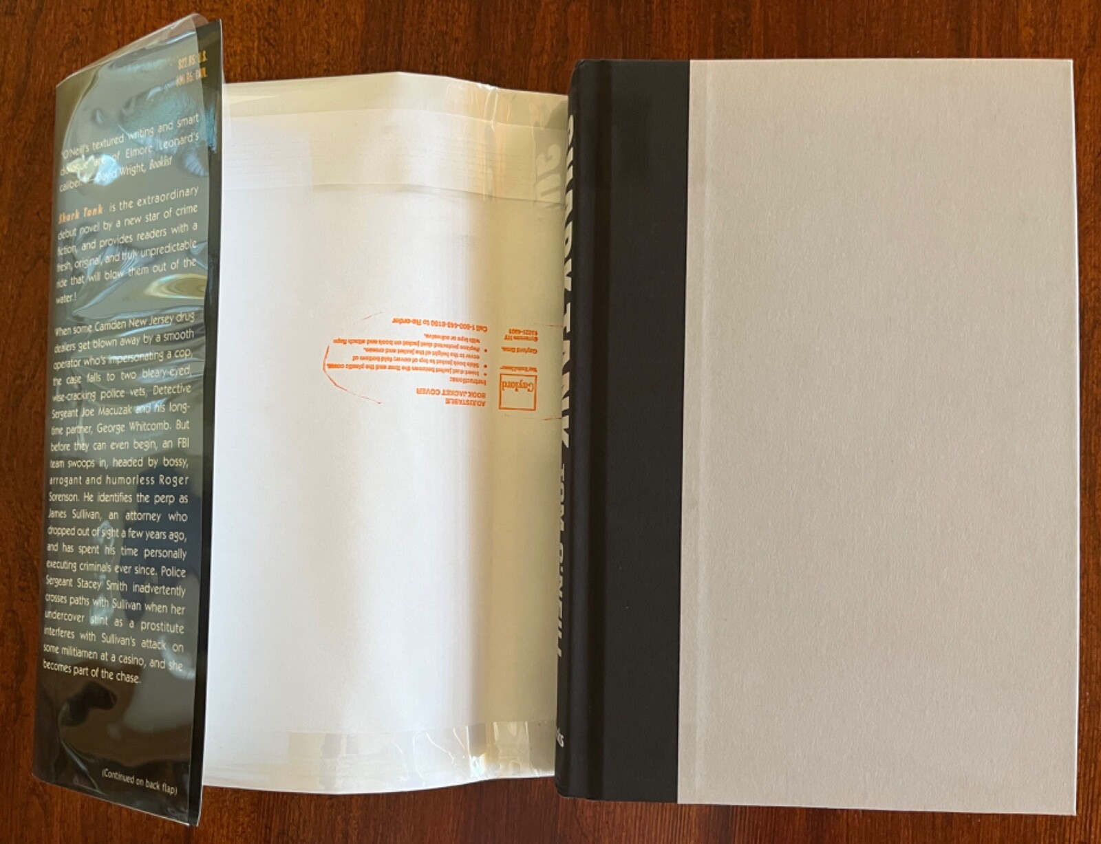 Shark Tank by Tom O’Neill SIGNED Hardcover 1st Edition Book Brand New