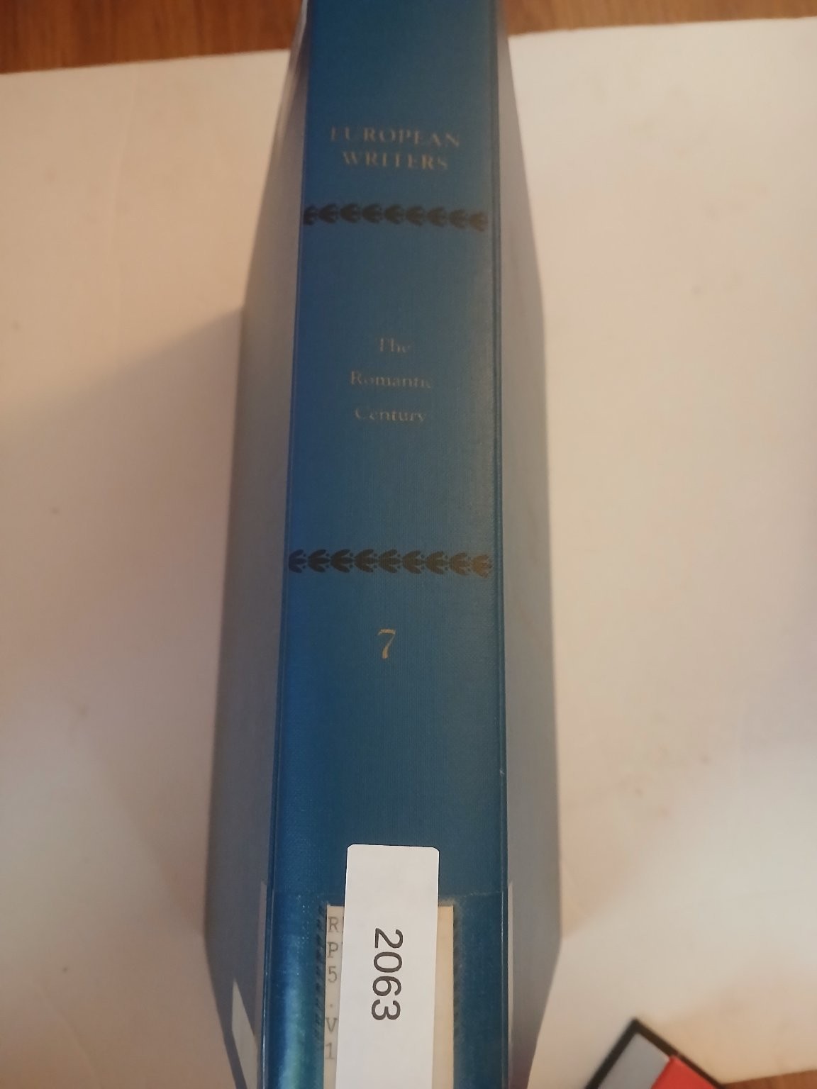 European Writers The Romantic Century Barzun Stade 1985 Hardcover