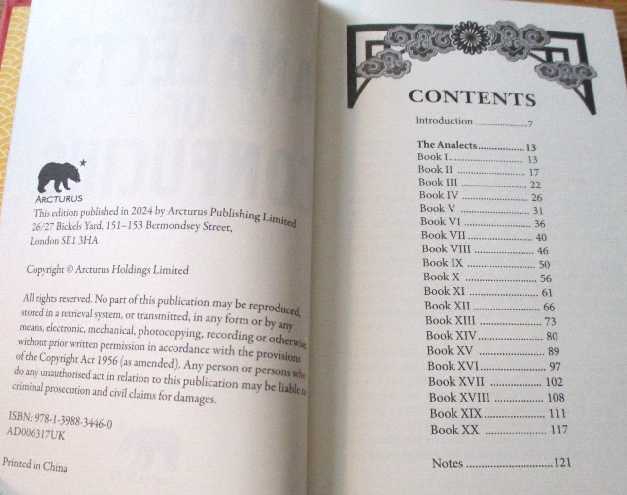 The Analects of Confucius. HC, New, 125 pages, Alcoholics Anonymous related