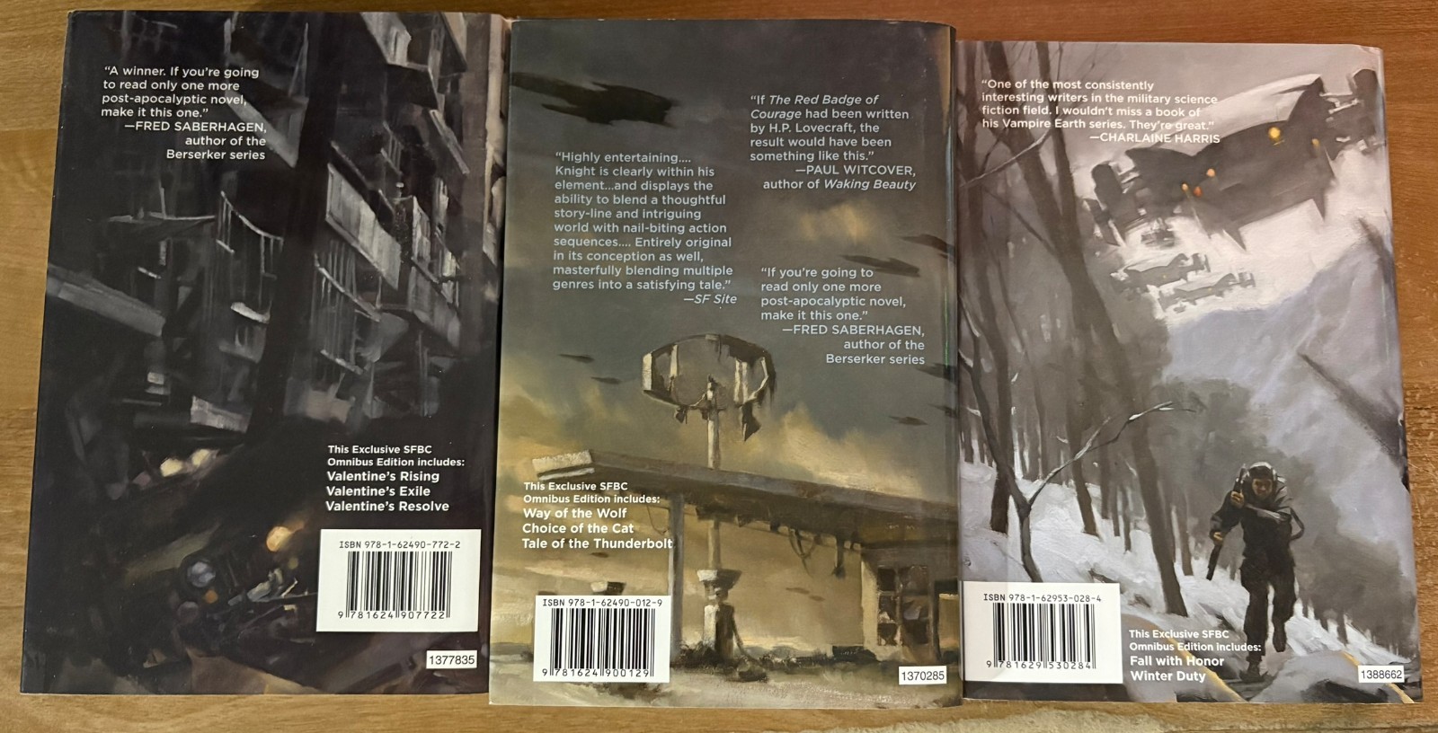Vampire Earth by E.E Knight Omnibus Volume 1-3 Set (Hardcover) SFBC