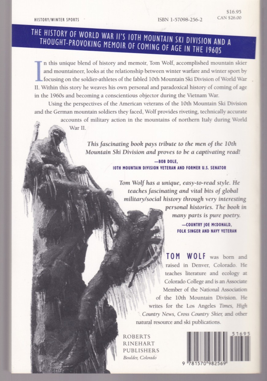 ICE CRUSADERS: A MEMOIR OF COLD WAR AND COLD SPORT by Thomas Wolf (1999 TPB){T7}