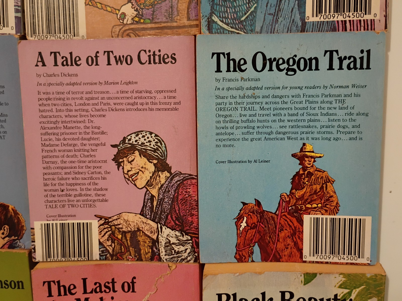 Lot Of 9 Vintage Moby Books Illustrated Classic Editions Mini Paperbacks