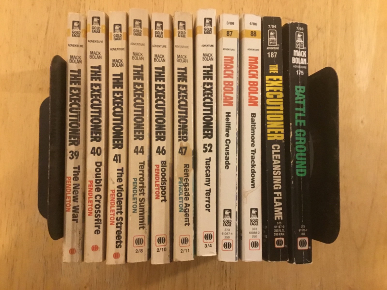 Don Pendleton Lot Of 11 Paperbacks, “The Executioner”, Action, Adventure dp1
