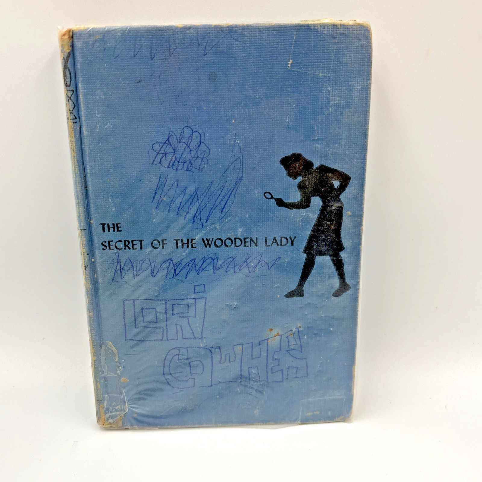 9 Vintage 1930s -50s Nancy Drew Books Covers Blue Yellow Carolyn Keene