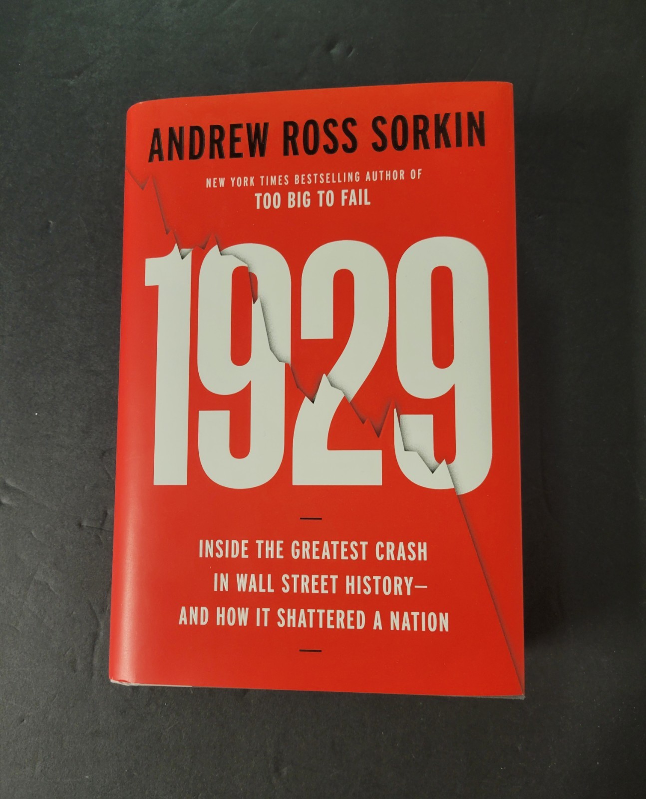 1929 INSIDE THE GREATEST CRASH WALL STREET by A.R. Sorkin (2025, HCDJ) LIKE NEW