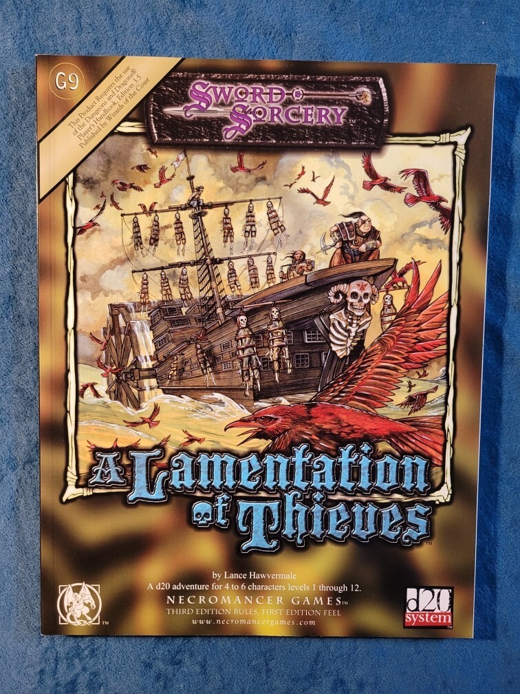 A LAMENTATION OF THIEVES ; SWORD & SORCERY ; ISBN 1-58846-093-2 ; 88 PAGES