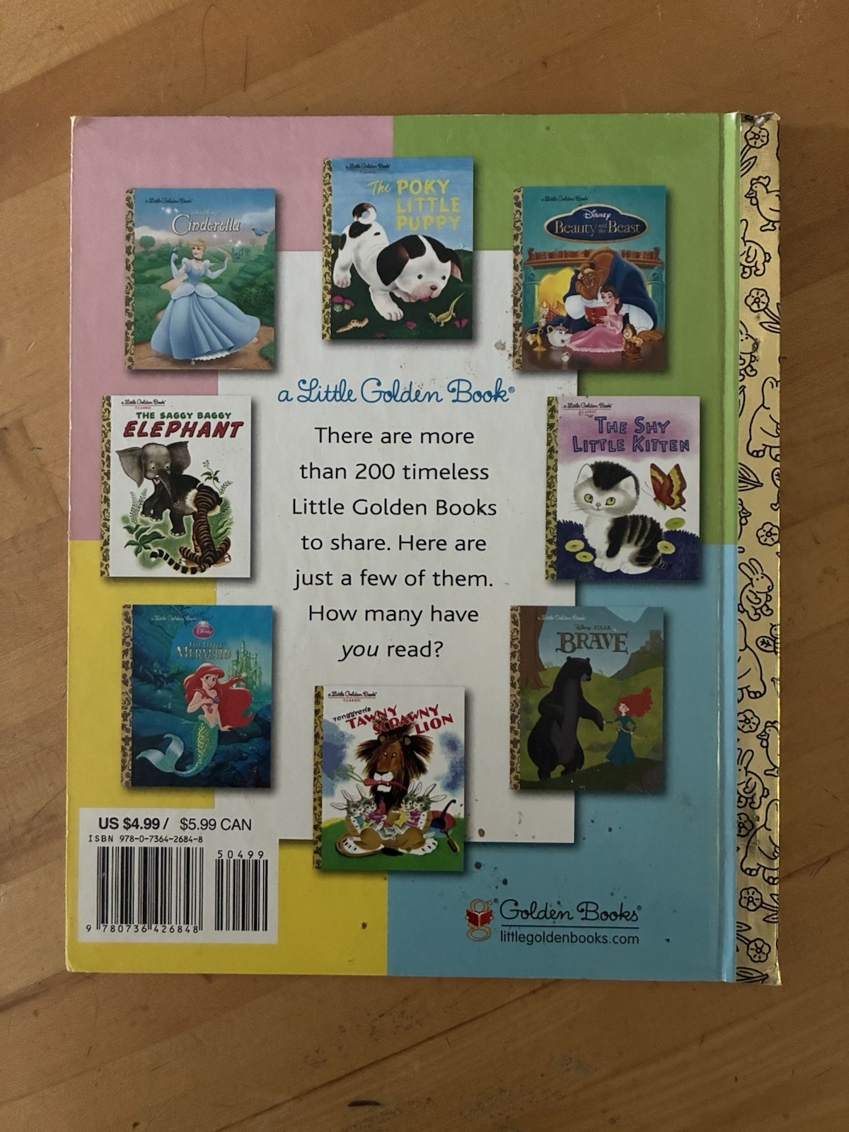 Disney Tangled Adapted by Ben Smiley 2010 A Little Golden Book Hardcover Book