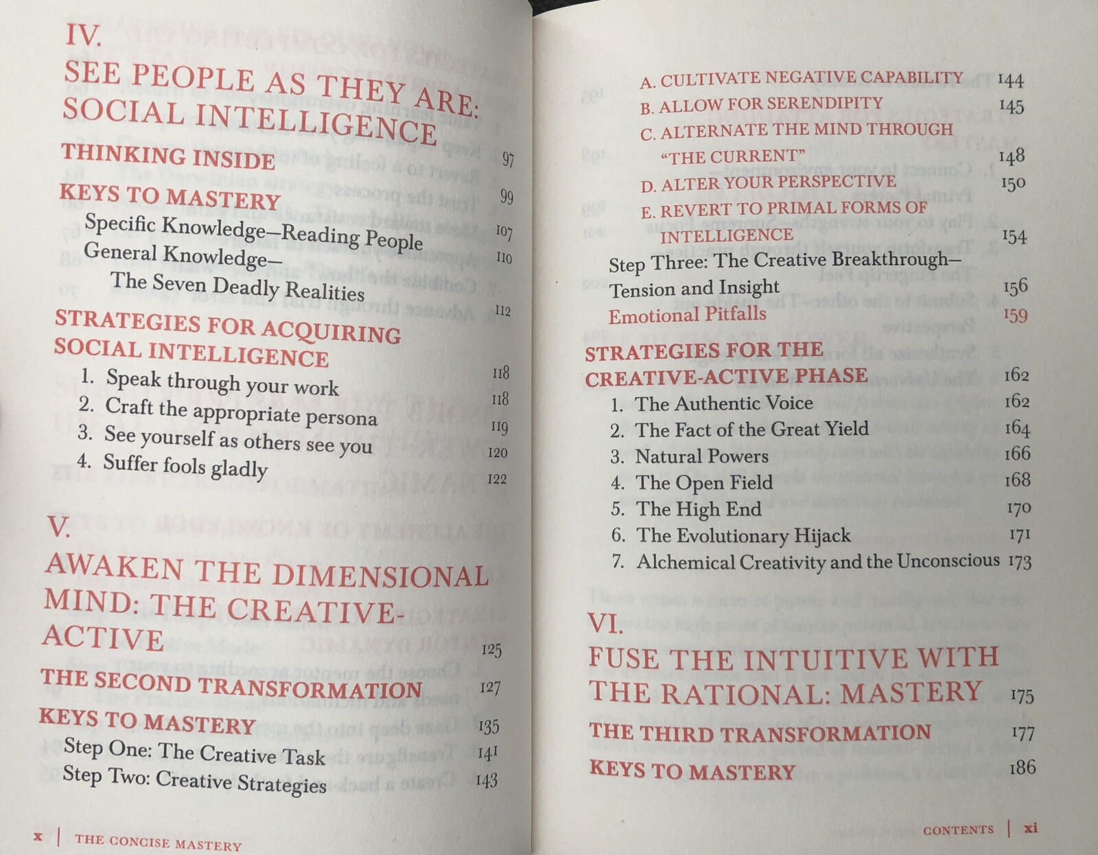 The Concise Mastery by Robert Greene. 2014 Profile Books PB
