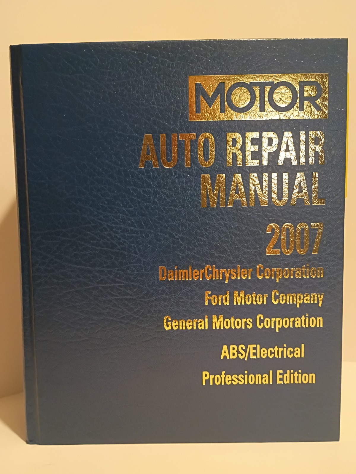 Motor Auto Repair Manual 2007, Daimler Chrysler , Ford And GM ABS Electrical Pro