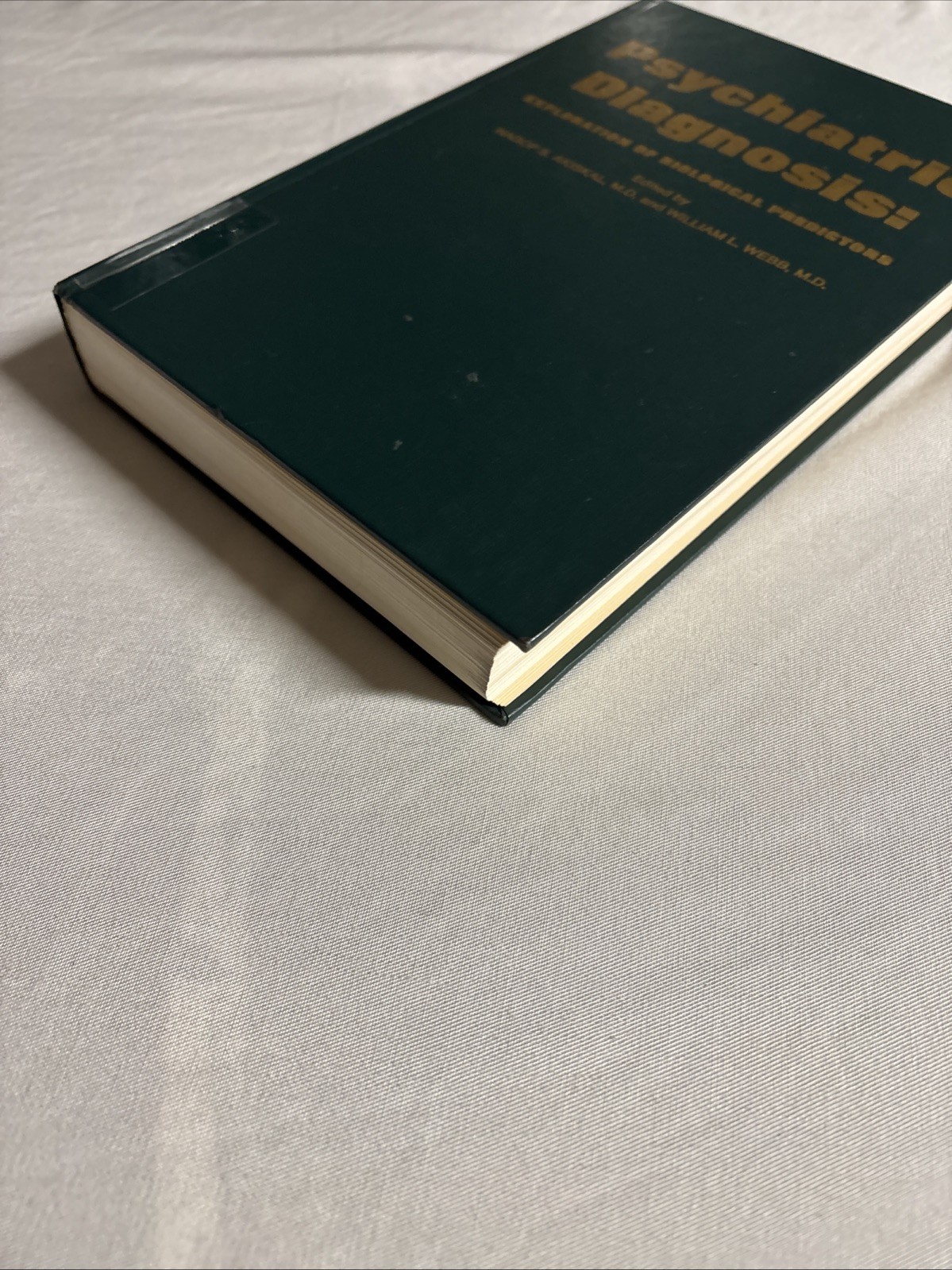 Psychiatric Diagnosis : Exploration of Biological Predictors by Hagop S. Akiskal