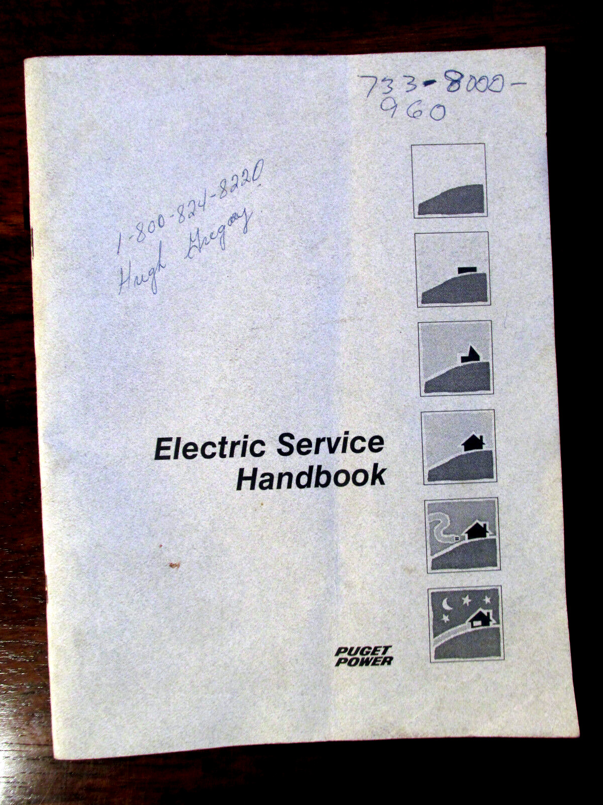 PUGET POWER ELECTRIC SERVICE HANDBOOK Manual Guide 47 pages