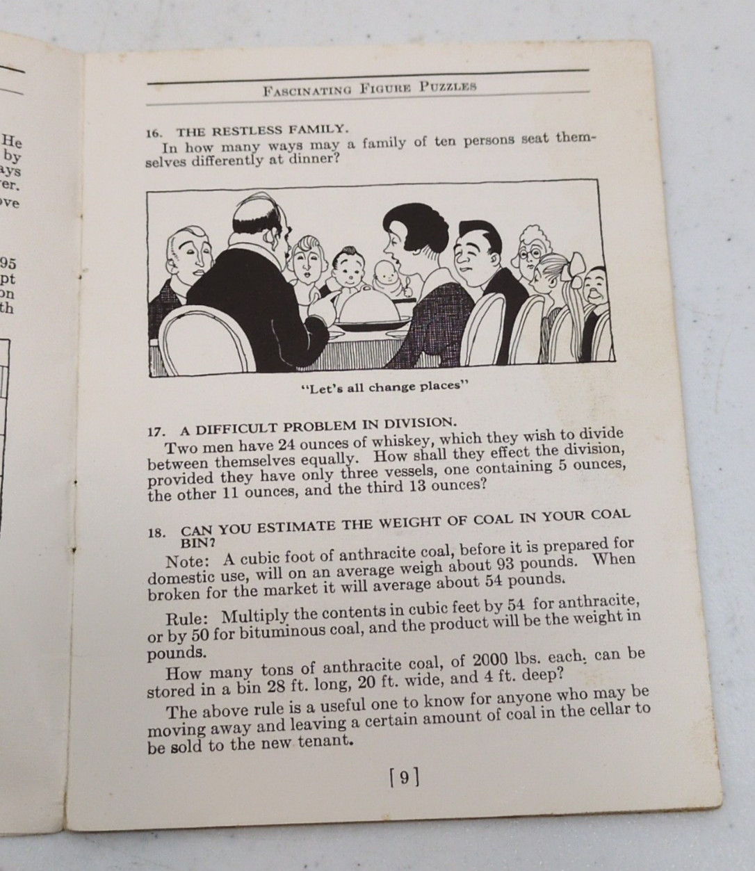 Fascinating Figure Puzzles Book 1933 Frederick W. Davis Burroughs C9