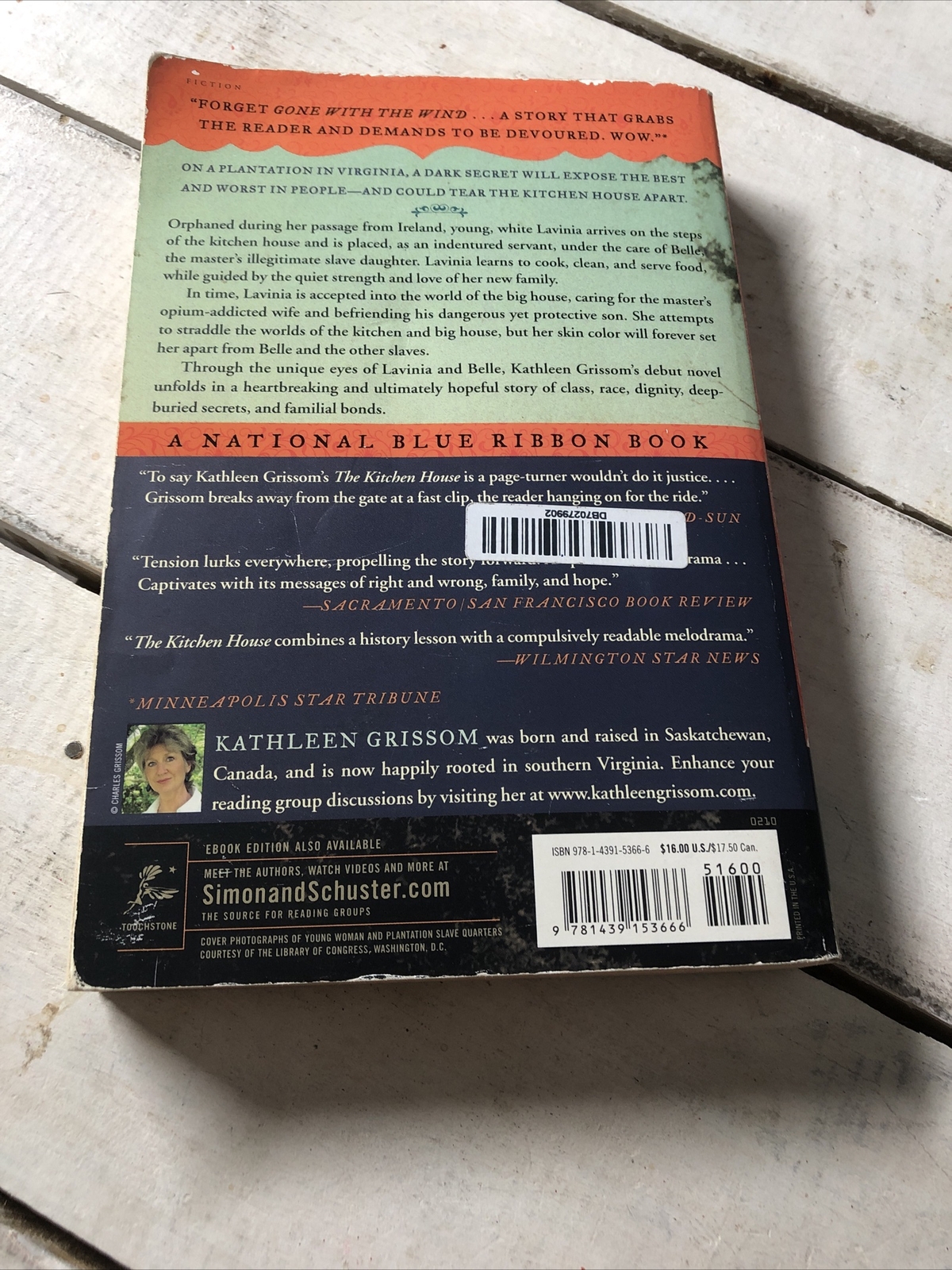 The Kitchen House Kathleen Grissom Paperback Historical Fiction Bestseller